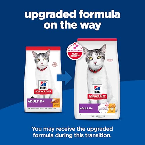Hill’s Science Diet Senior Cat Food – Chicken, 11+ Adult, 3.5 lb
