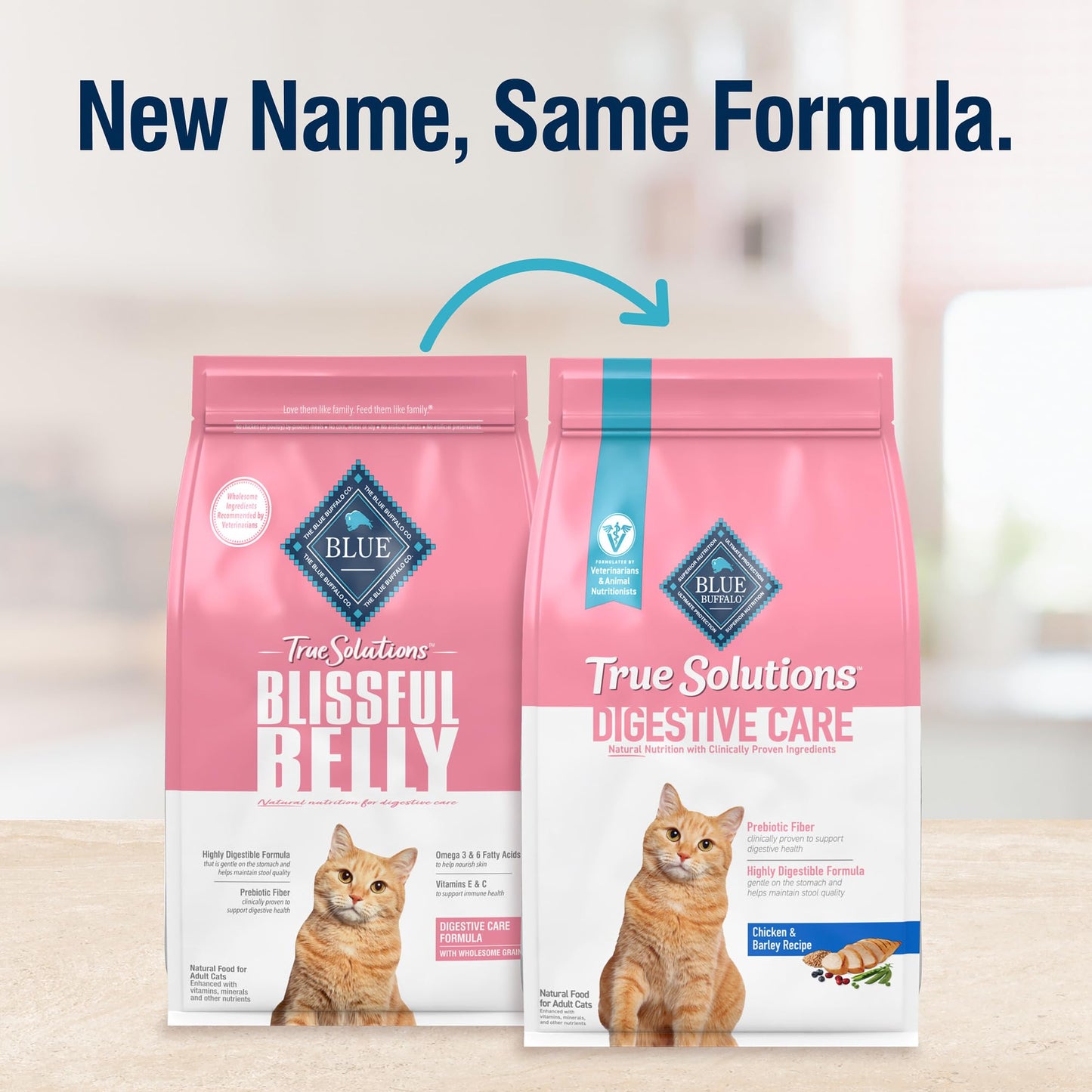 Blue Buffalo True Solutions Digestive Care Dry Cat Food – Chicken, 11 lb