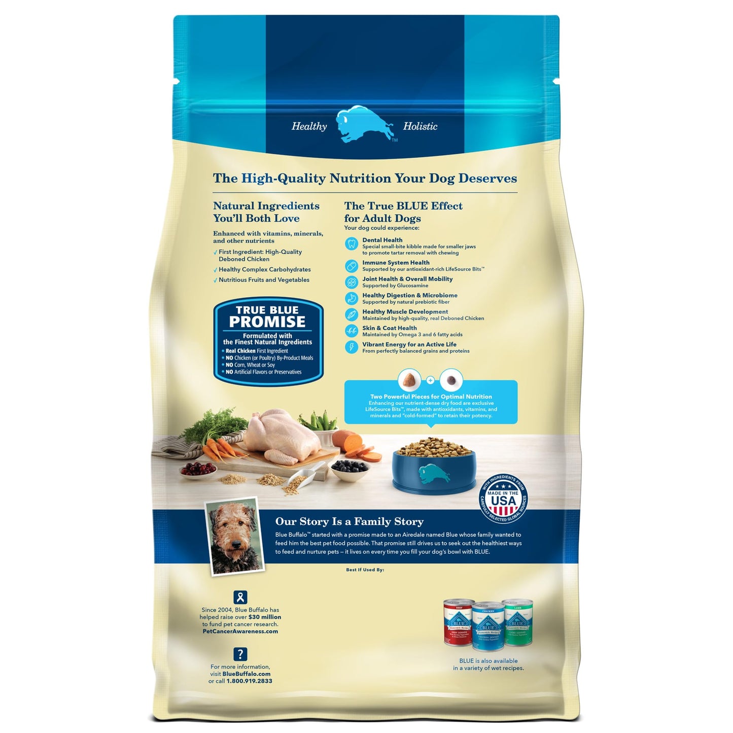 Blue Buffalo Life Protection Adult Small Bite – Chicken, 30 lb