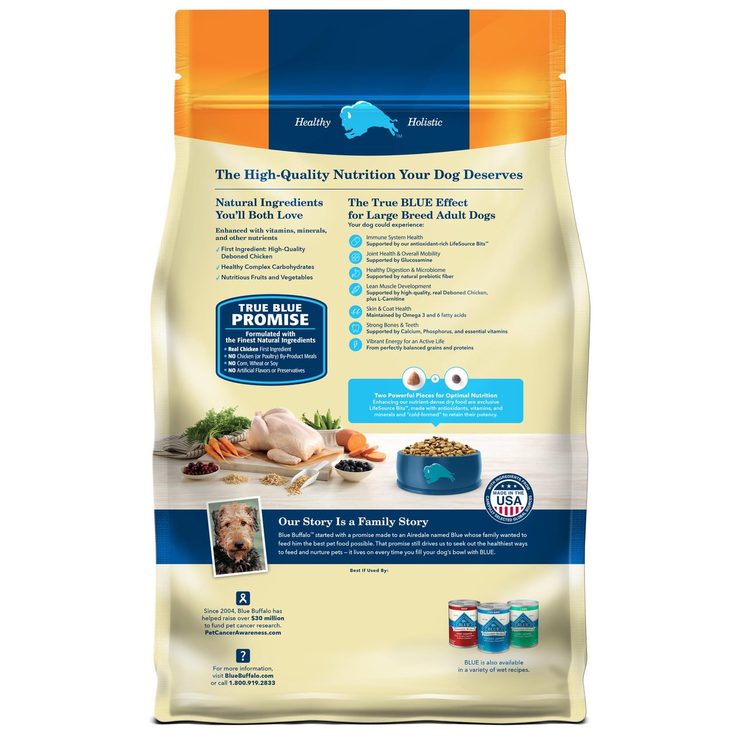 Blue Buffalo Life Protection Large Breed – Chicken, 30 lb