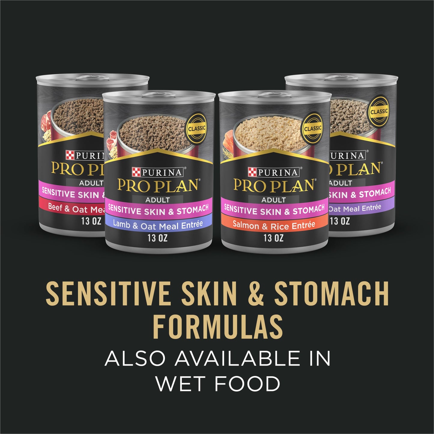Purina Pro Plan Sensitive Skin & Stomach Dog Food – Salmon & Rice, 40 lb