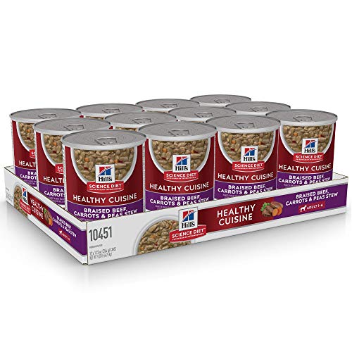 Hill’s Science Diet Healthy Cuisine Wet Dog Food – Braised Beef, 12.5 oz