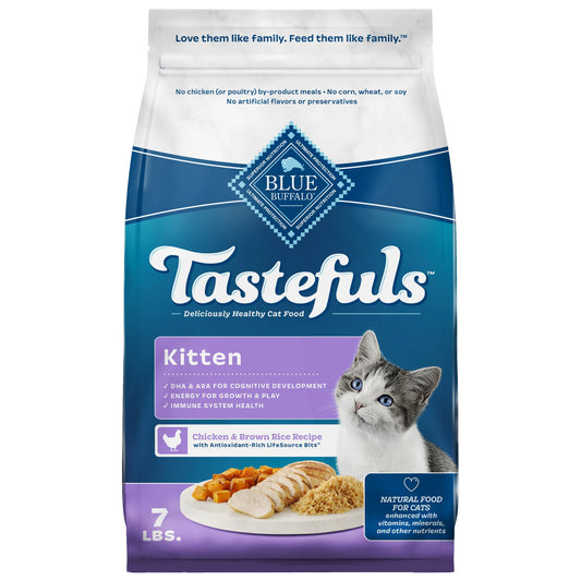 Blue Buffalo Tastefuls Kitten Food – Chicken, 7 lb