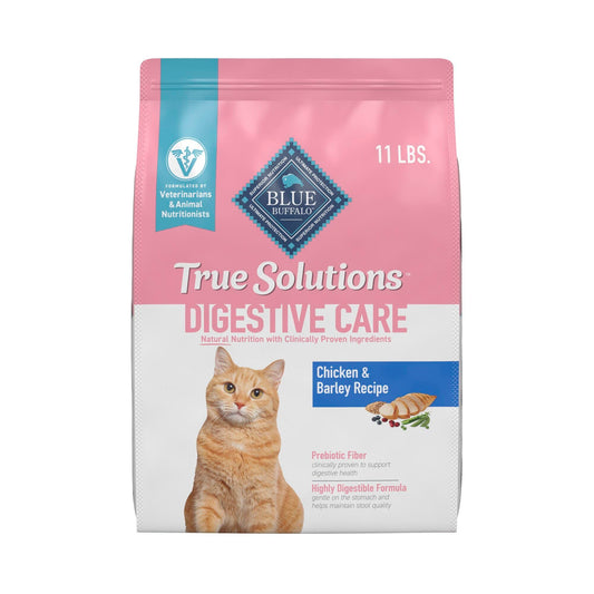 Blue Buffalo True Solutions Digestive Care Dry Cat Food – Chicken, 11 lb