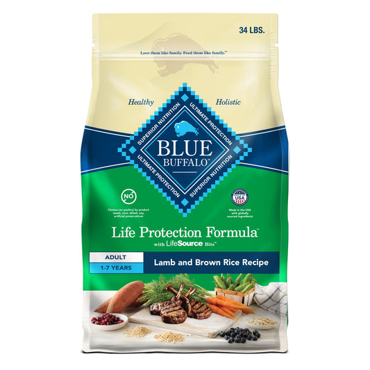 Blue Buffalo Life Protection Adult – Lamb, 34 lb