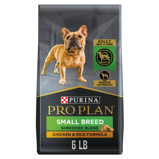 Purina Pro Plan Small Breed Dog Food – Chicken & Rice, 6 lb