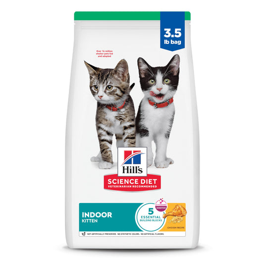 Hill’s Science Diet Indoor Kitten Food – Chicken, 3.5 lb