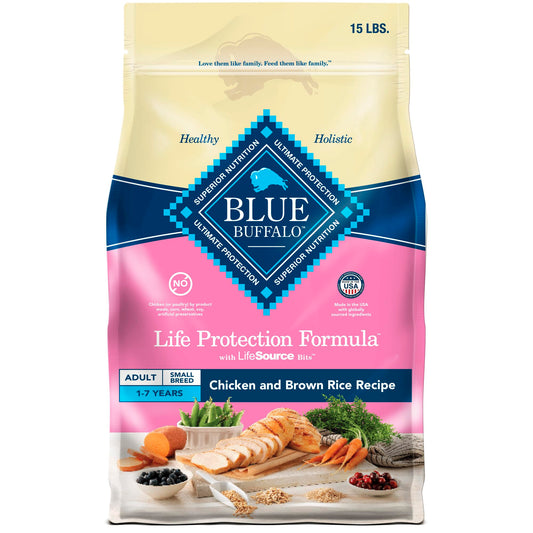 Blue Buffalo Life Protection Adult Small Breed – Chicken, 15 lb