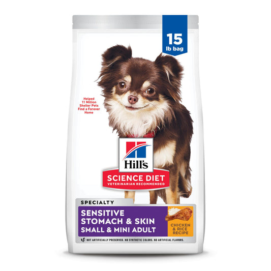 Hill’s Science Diet Sensitive Stomach & Skin Dog Food – Chicken, 15 lb