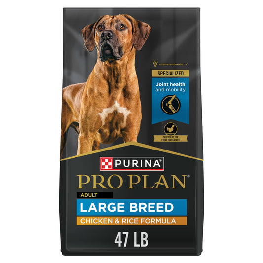 Purina Pro Plan Large Breed Dog Food – Chicken & Rice, High Protein