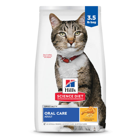 Hill’s Science Diet Oral Care Cat Food – Chicken, 3.5 lb