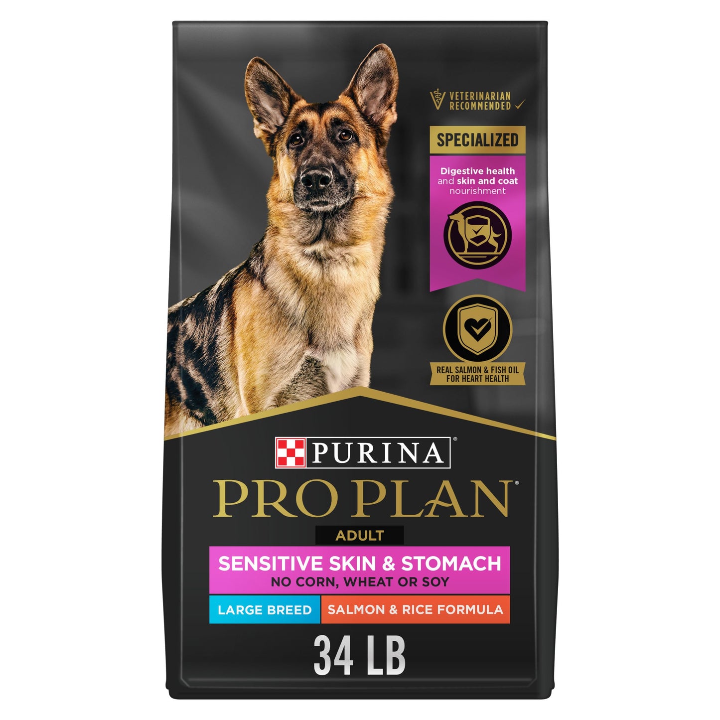 Purina Pro Plan Large Breed Dog Food – Salmon & Rice, Sensitive Skin