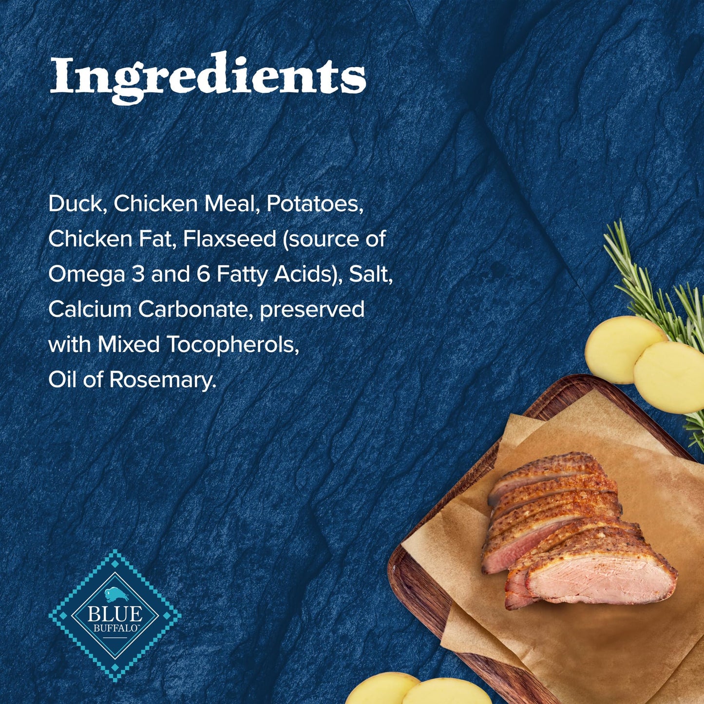 Blue Buffalo Wilderness Trail Treats High-Protein Duck Dog Biscuits – Grain-Free, 24 oz